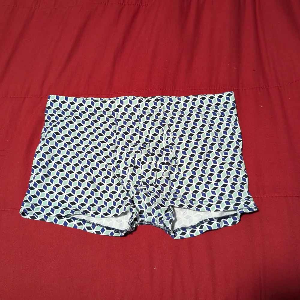 Geometric Patterned Boxer Briefs - Picture 1 of 4
